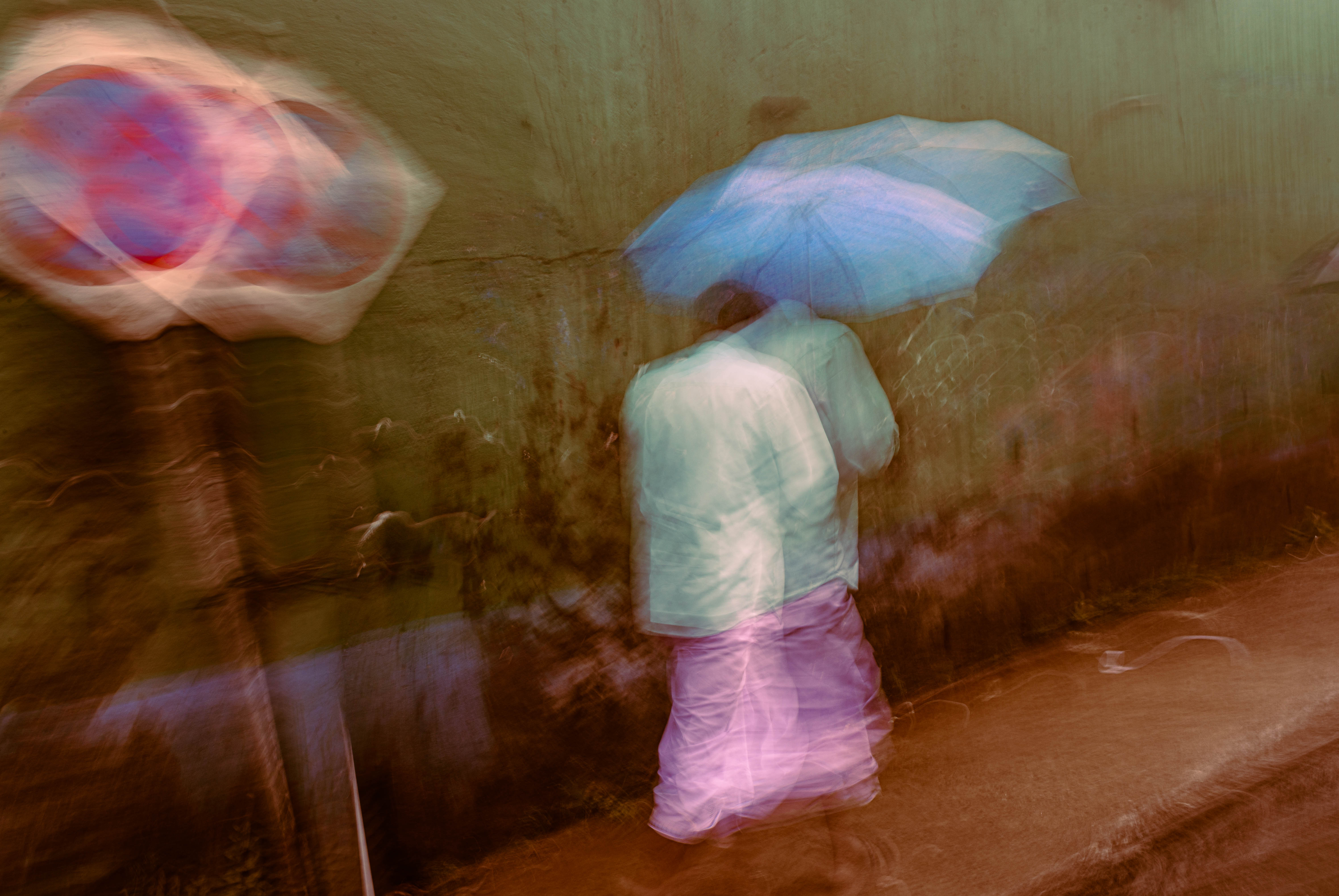 Umbrellas, Hill Country, Sri Lanka